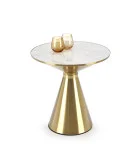 TRIBECA COFFEE TABLE, WHITE MARBLE / GOLD order